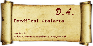 Darázsi Atalanta névjegykártya